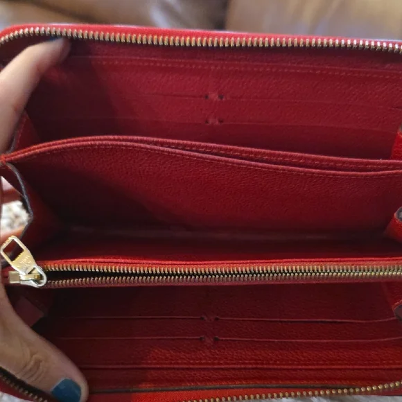 Louis Vuitton Emprient Red Long Wallet - Picture 8 of 15